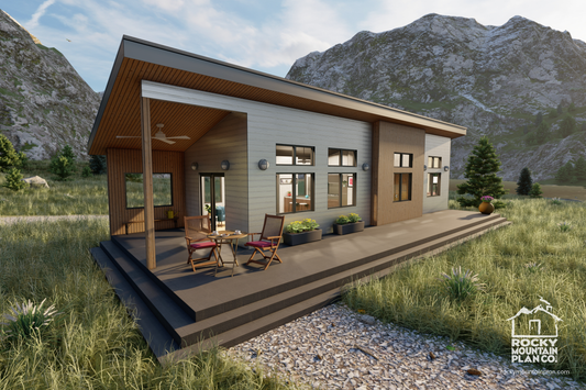 Contemporary-Tiny-Home-Plan-Exterior-Rocky-Mountain-Plan-Company-Snapdragon