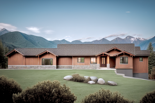 Craftsman-Lodge-with-Six-Bedrooms-for-Acreage-Exterior-Rocky-Mountain-Plan-Company-Box-Elder