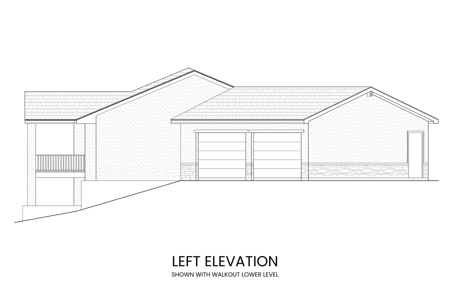 Craftsman-Lodge-with-Six-Bedrooms-for-Acreage-Left-Elevation-Rocky-Mountain-Plan-Company-Box-Elder