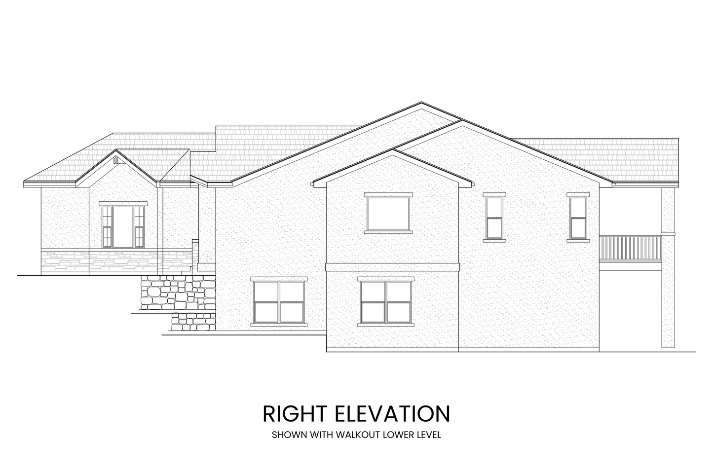 Craftsman-Lodge-with-Six-Bedrooms-for-Acreage-Right-Elevation-Rocky-Mountain-Plan-Company-Box-Elder