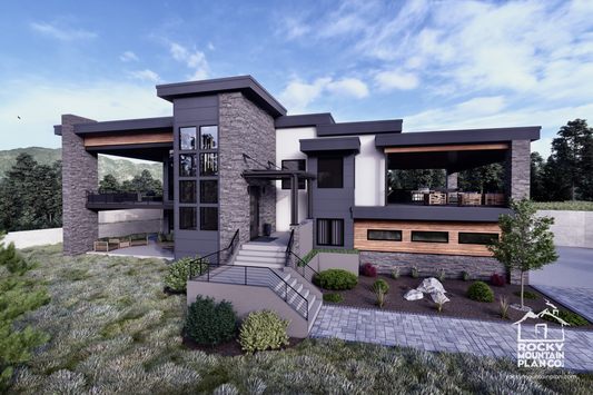 Luxe-Mountain-Modern-House-Plan-with-Outdoor-Living-Exterior-Rocky-Mountain-Plan-Company-Wise-River