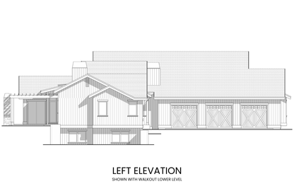 Luxurious-Modern-Farmhouse-Plan-with-RV-Garage-Left-Elevation-Rocky-Mountain-Plan-Company-Prickly-Rose