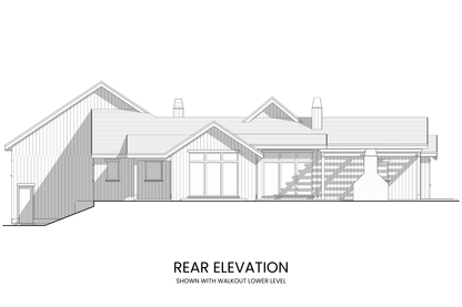 Luxurious-Modern-Farmhouse-Plan-with-RV-Garage-Rear-Elevation-Rocky-Mountain-Plan-Company-Prickly-Rose