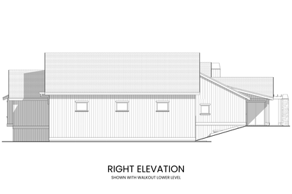 Luxurious-Modern-Farmhouse-Plan-with-RV-Garage-Right-Elevation-Rocky-Mountain-Plan-Company-Prickly-Rose