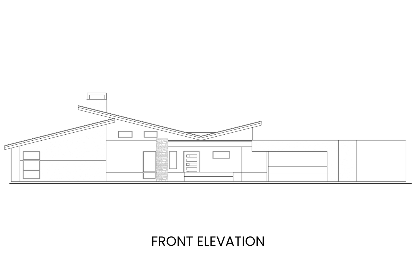 Mid-Century-Modern-Ranch-House-Plan-Front-Elevation-Rocky-Mountain-Plan-Company-Sunflower