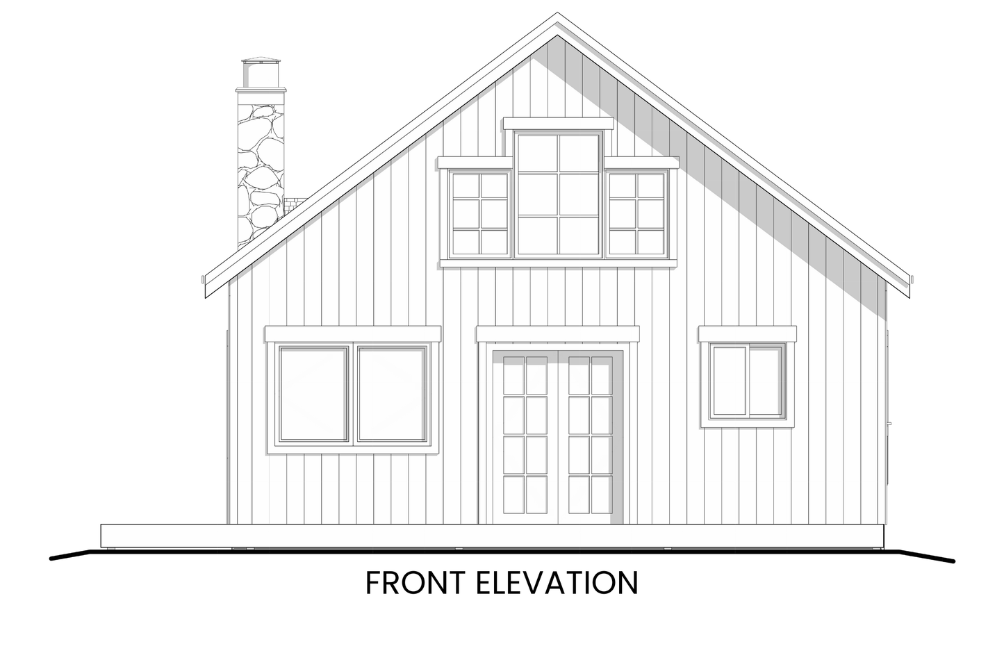 Modern-Farmhouse-ADU-Plan-Front-Elevation-Rocky-Mountain-Plan-Company-Lark-Bunting