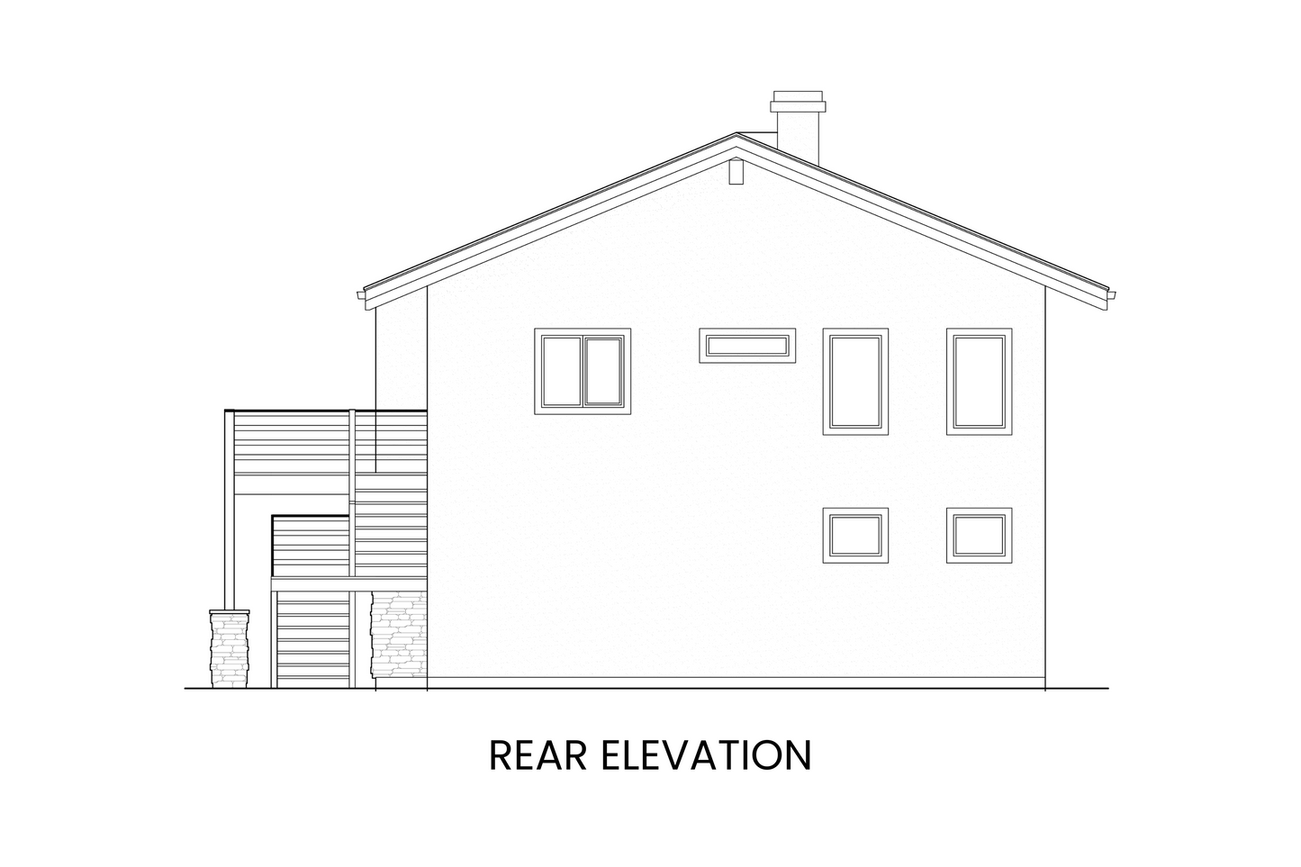 Oversized two-car garage with a workbench area.