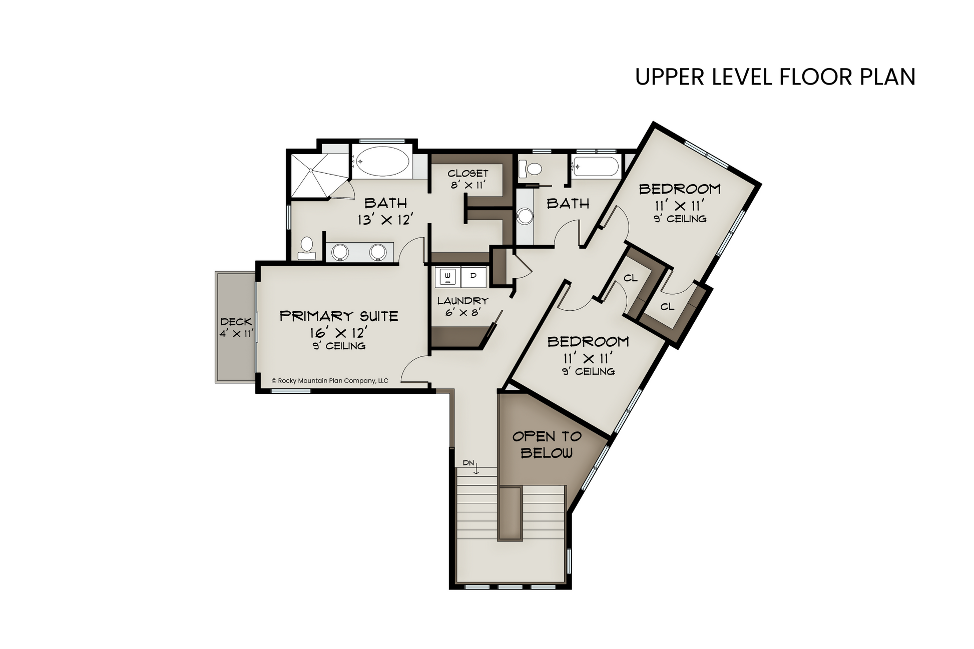 Modern-Prairie-Two-Level-Plan-Upper-Level-Floor-Plan-Rocky-Mountain-Plan-Company-Cathedral-Lake