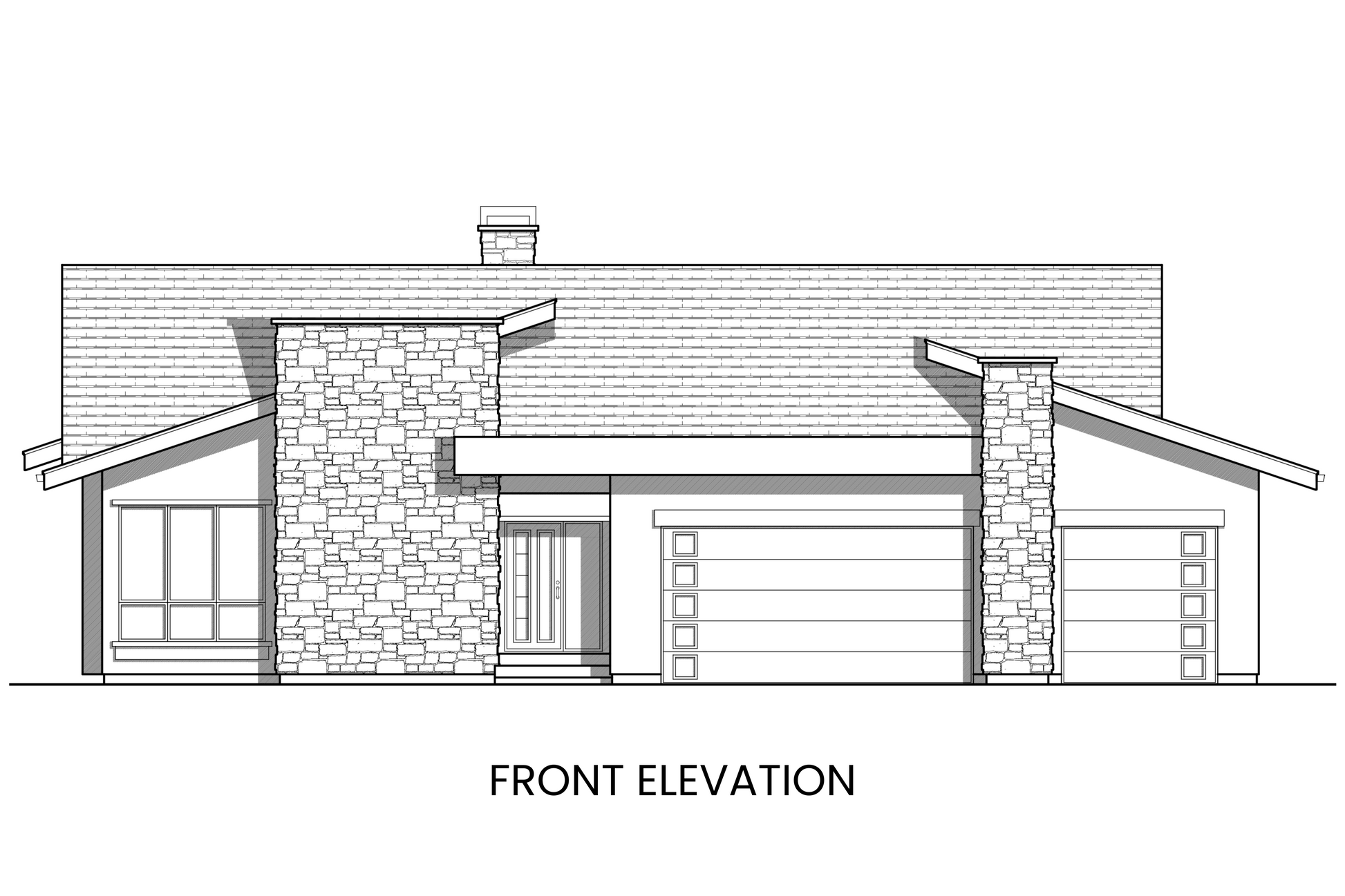Modern-Ranch-Plan-with-Three-Bedrooms-and-Walkout-Expansion-Front-Elevation-Rocky-Mountain-Plan-Company-Blue-River