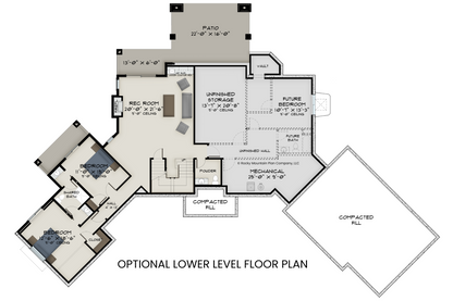 Craftsman-Lodge-Hillside-House-Lower-Level-Floor-Plan-Rocky-Mountain-Plan-Company-Abrams-Mountain