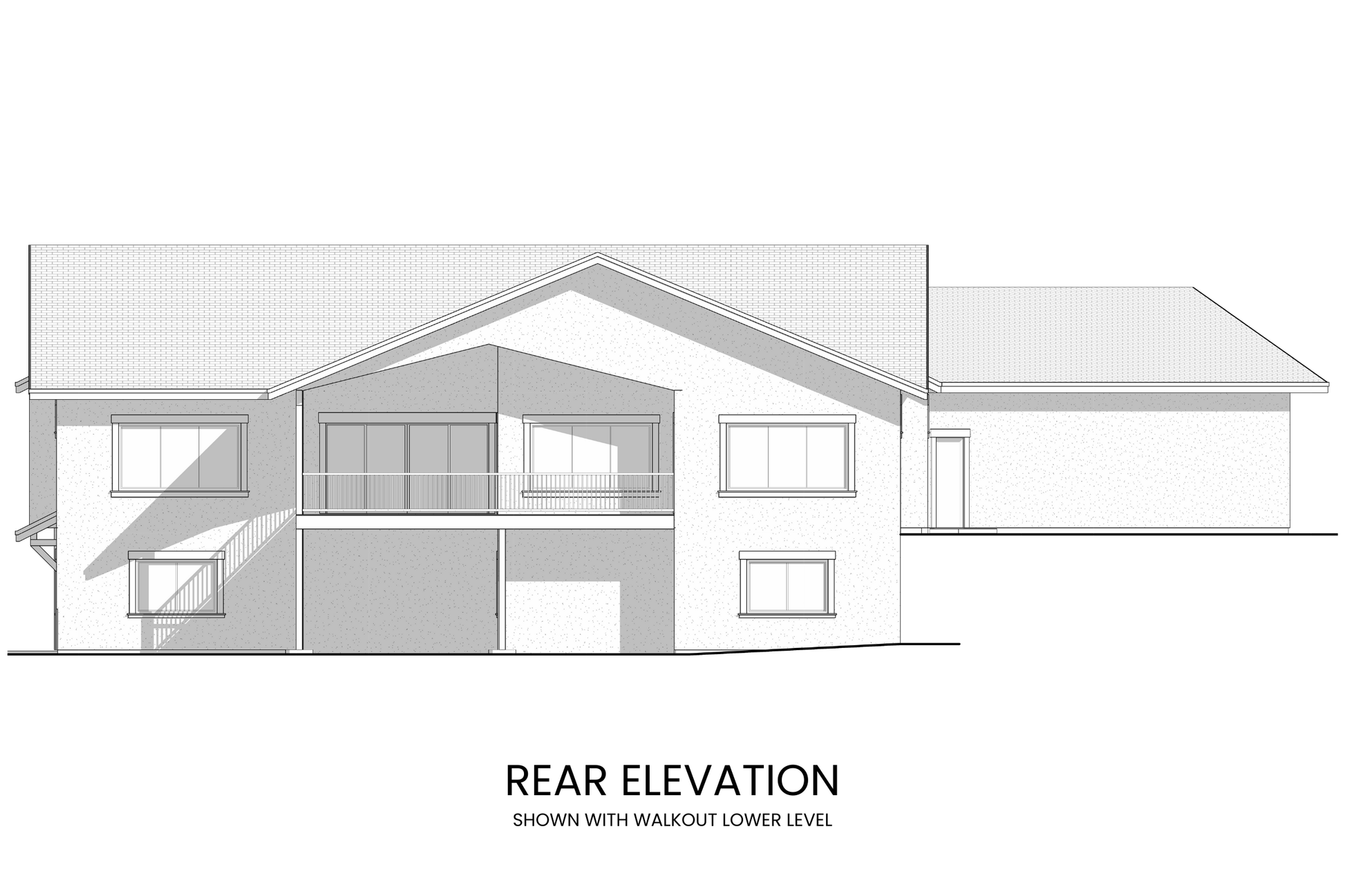 Three-Bedroom-Open-Floor-Plan-with-Lower-Level-Expansion-Rear-Elevation-Rocky-Mountain-Plan-Company-Dudley-Lake