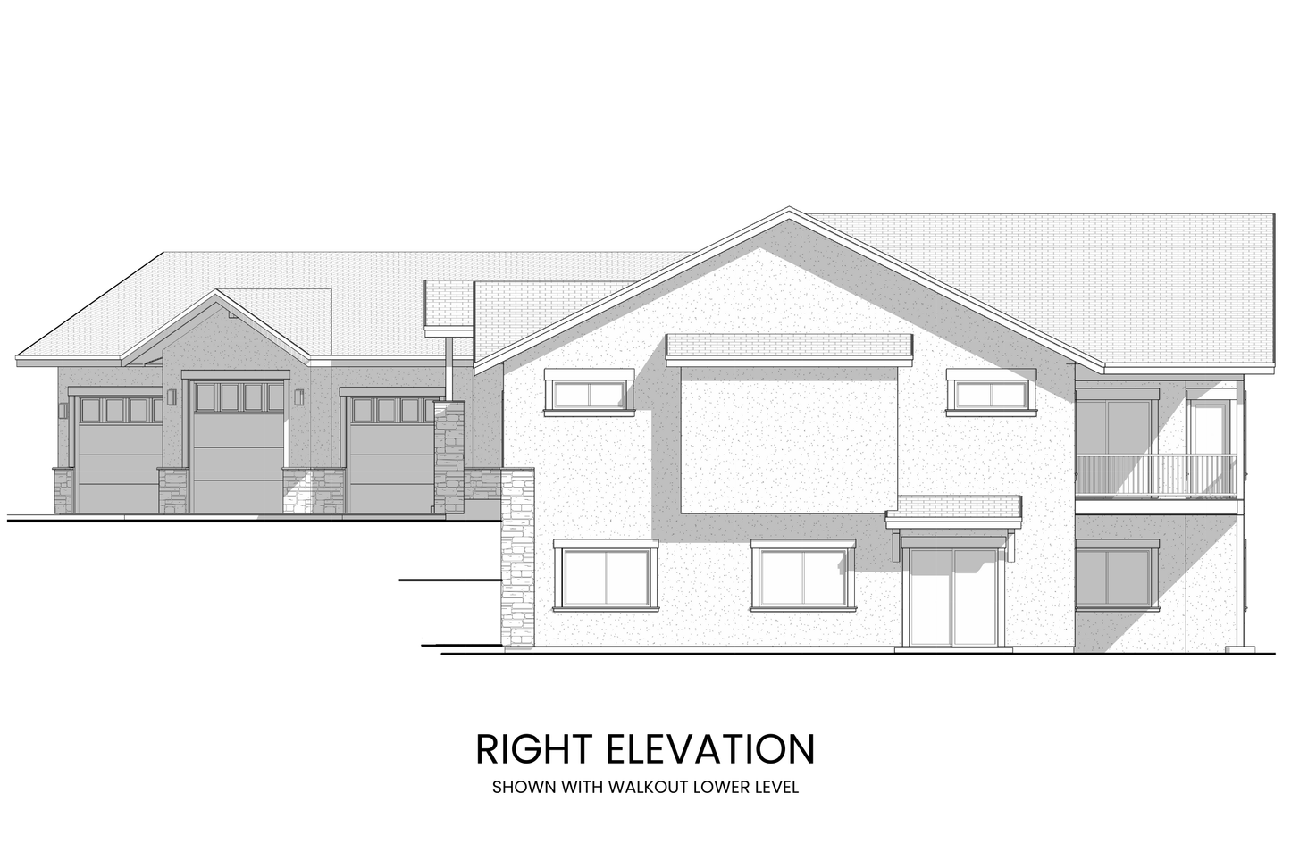 Three-Bedroom-Open-Floor-Plan-with-Lower-Level-Expansion-Right-Elevation-Rocky-Mountain-Plan-Company-Dudley-Lake